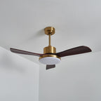 Xen Plafonnier Ventilateur Moderne en Bois