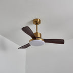 Xen Plafonnier Ventilateur Moderne en Bois