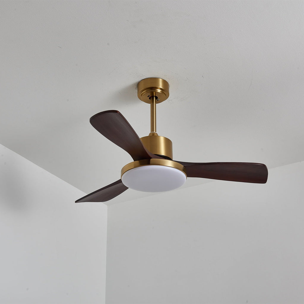 Xen Plafonnier Ventilateur Moderne en Bois