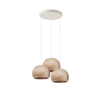 Spiral Lampe Suspension en Bois Vintage