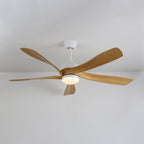 Plafonnier Ventilateur Sylven Moderne en Bois