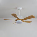 Plafonnier Ventilateur Sylven Moderne en Bois