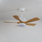 Plafonnier Ventilateur Sylven Moderne en Bois
