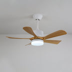 Plafonnier Ventilateur Sylven Moderne en Bois