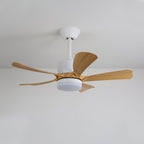 Plafonnier Ventilateur Sylven Moderne en Bois