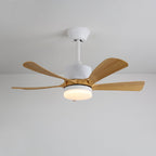 Plafonnier Ventilateur Sylven Moderne en Bois