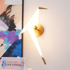 Visileth Lampe murale à brancher style nordique avec bras en forme de grue
