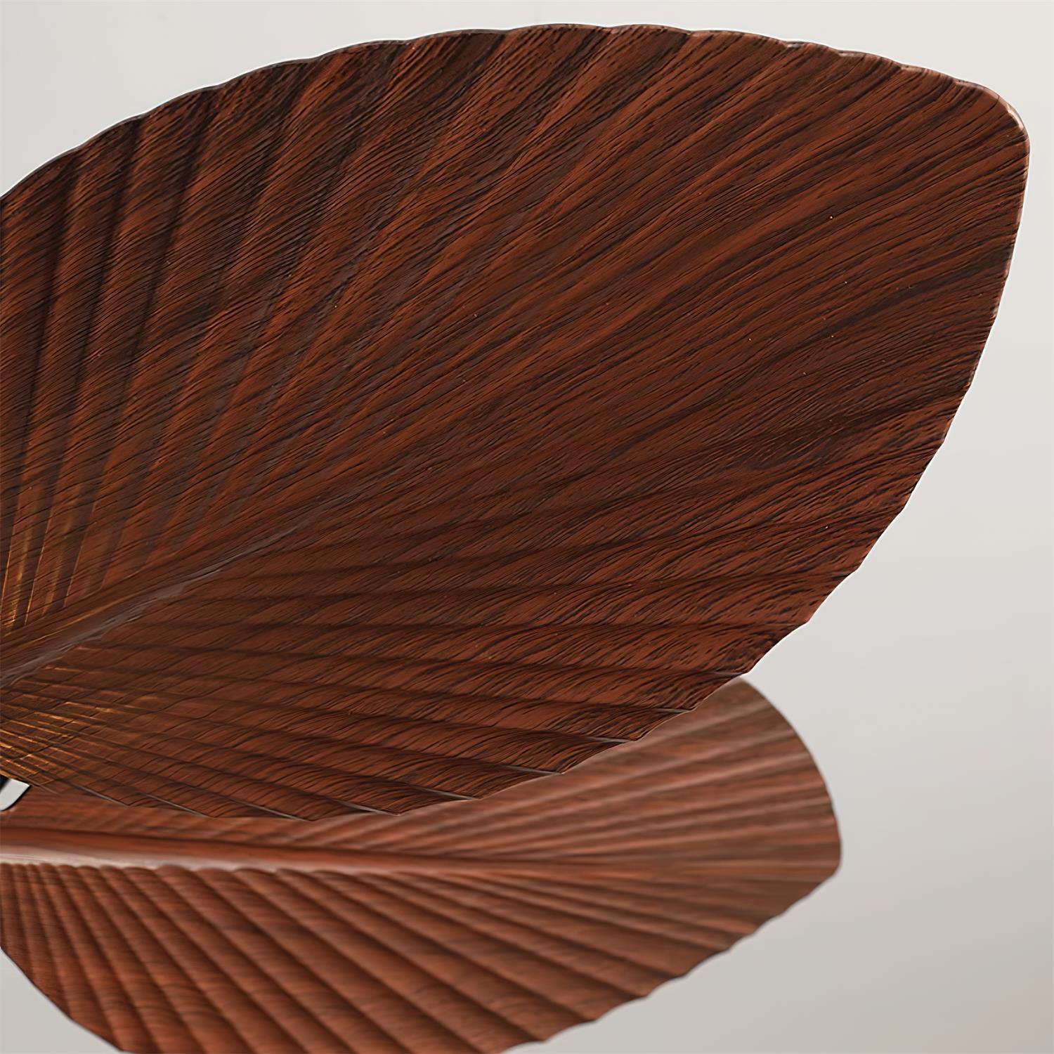 Plafonnier Ventilateur Nerina en Verre Tropical
