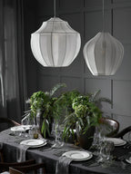 Eraeyra Lampe Suspension en Tissu Maille d'Élégance Premium