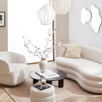 Eraeyra Lampe Suspension en Tissu Maille d'Élégance Premium