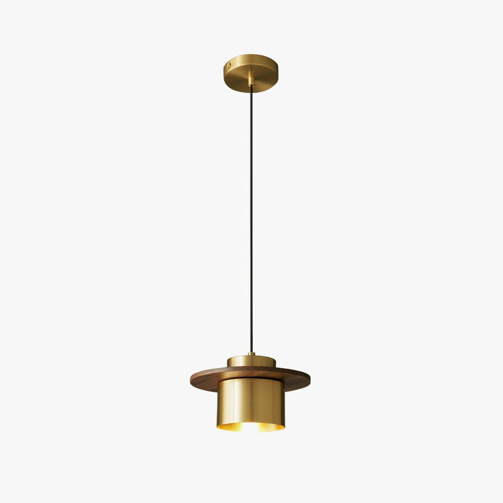 Aurora Lustre Suspendu Industriel En Laiton