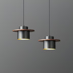 Aurora Lustre Suspendu Industriel En Laiton