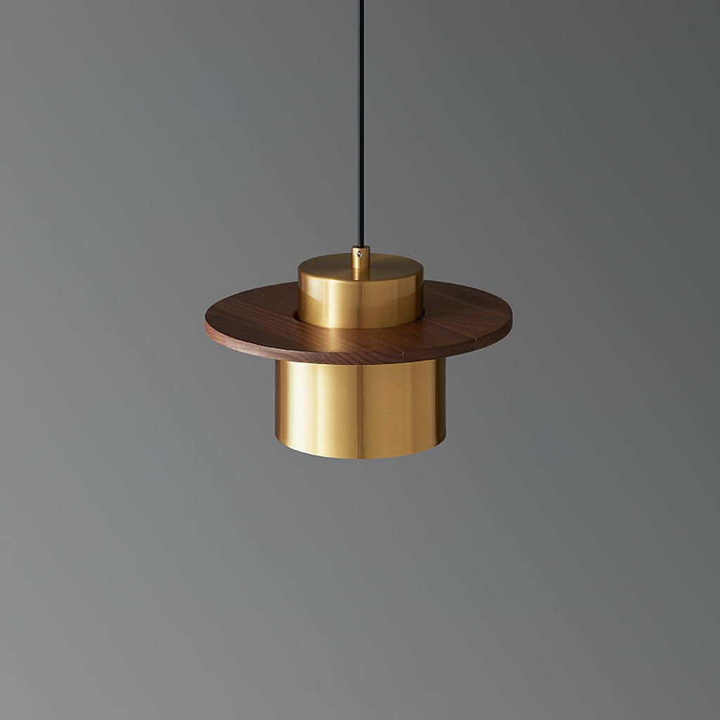Aurora Lustre Suspendu Industriel En Laiton