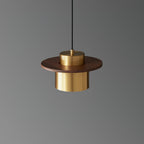 Aurora Lustre Suspendu Industriel En Laiton