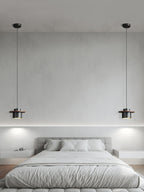 Aurora Lustre Suspendu Industriel En Laiton