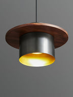 Aurora Lustre Suspendu Industriel En Laiton