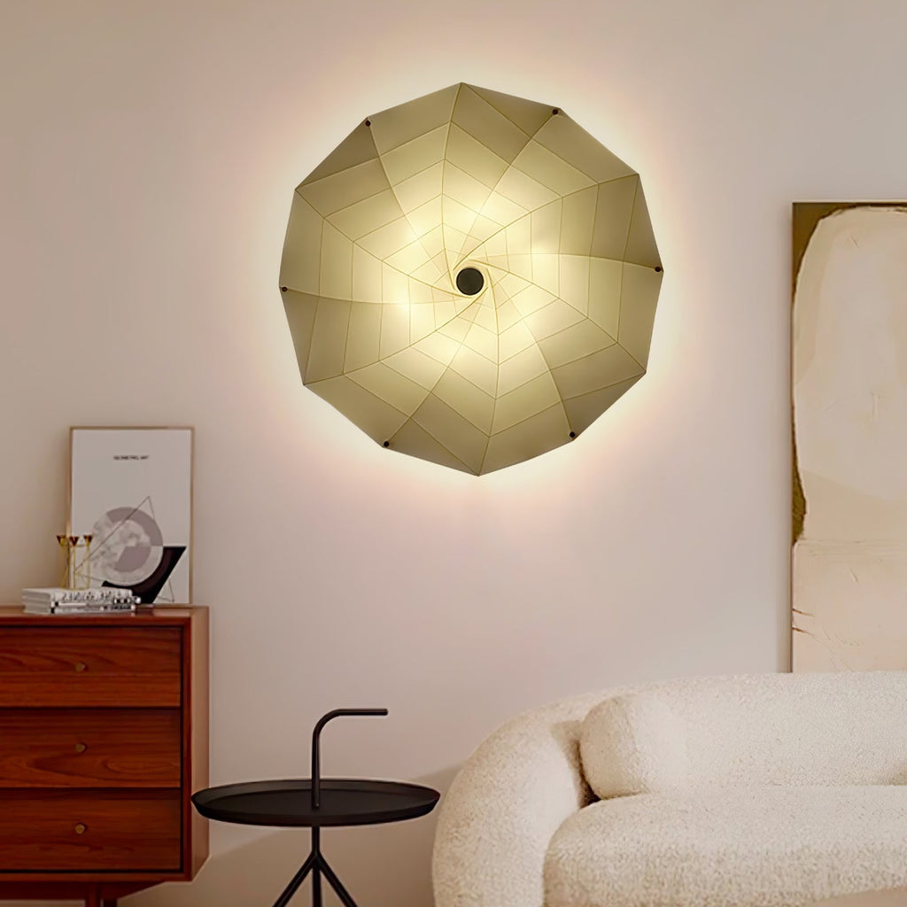 Vadorir Spiral Fabric Pendant Light