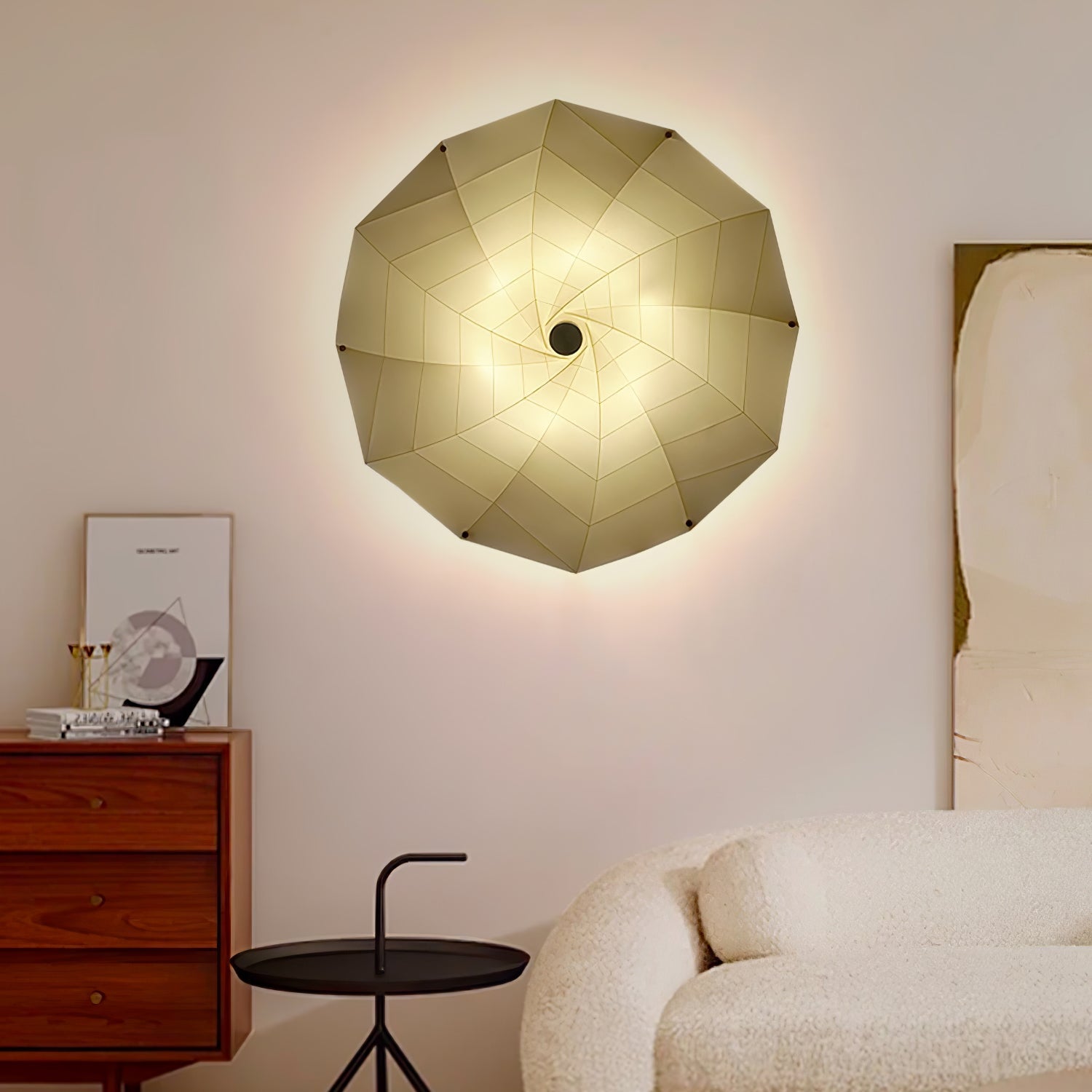 Vadorir Spiral Fabric Pendant Light