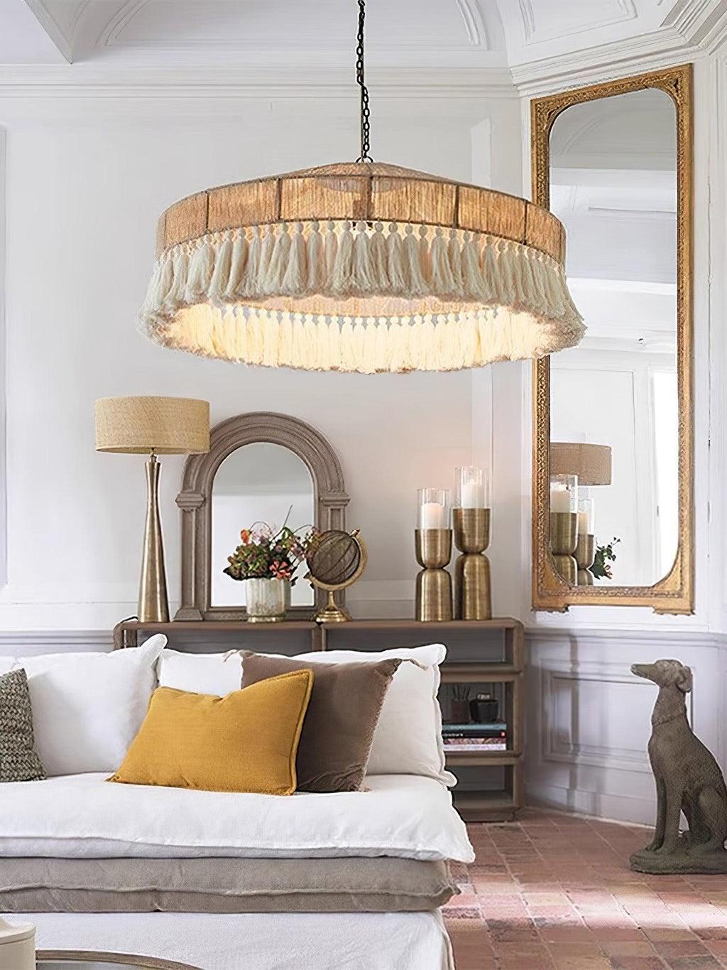 Vorenth Chanvre Corde Suspension Lumière