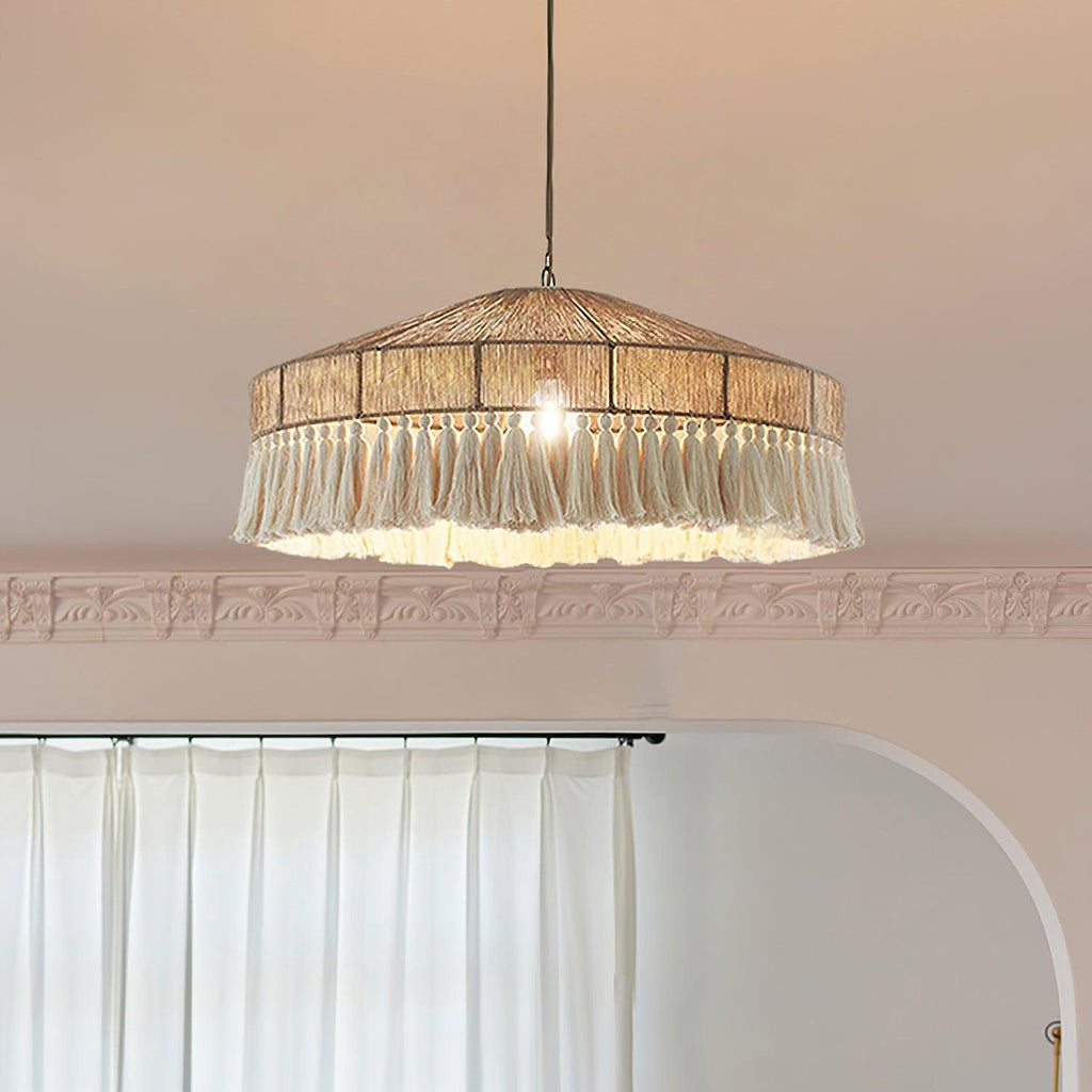 Vorenth Chanvre Corde Suspension Lumière