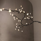 Aurora Lustre Organique à Branches et Fleurs