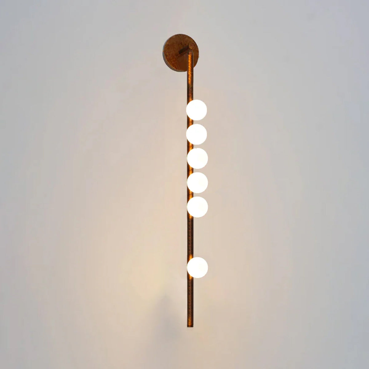Rory Applique Murale Tube Laiton Verre Minimaliste Moderne