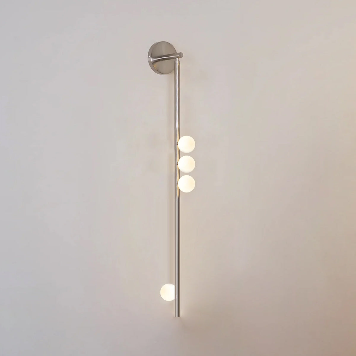 Rory Applique Murale Tube Laiton Verre Minimaliste Moderne
