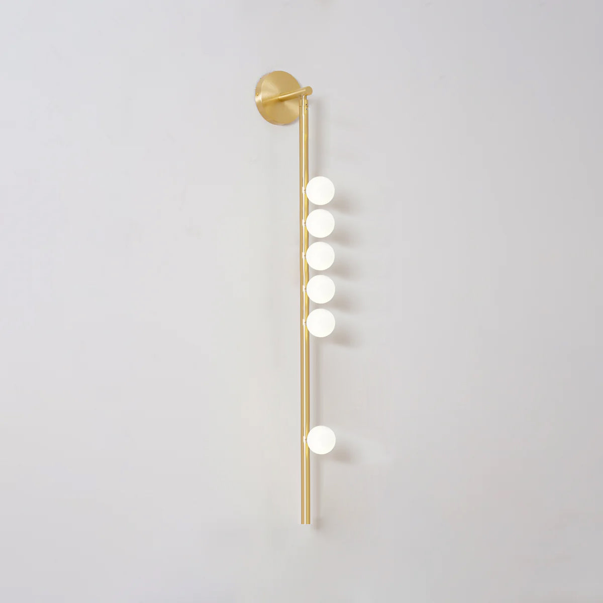 Rory Applique Murale Tube Laiton Verre Minimaliste Moderne