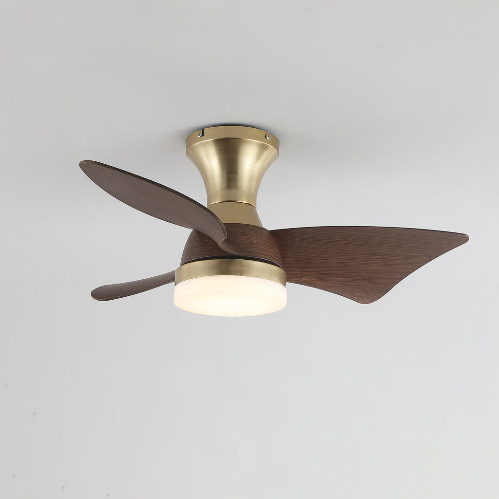 Plafonnier Ventilateur Aureon Moderne en Bois