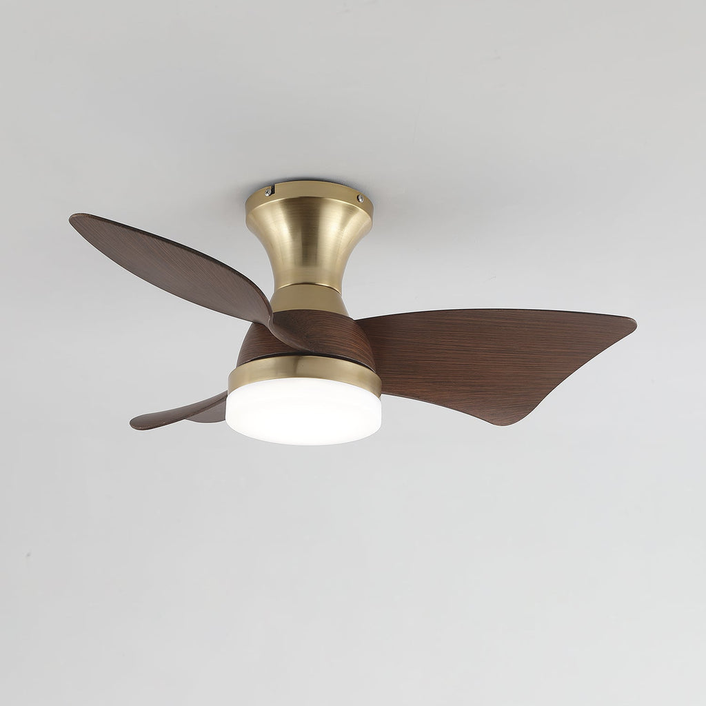 Plafonnier Ventilateur Aureon Moderne en Bois