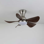 Ventilateur de plafond moderne en bois Novaro avec lumière