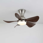 Ventilateur de plafond moderne en bois Novaro avec lumière