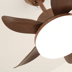 Plafonnier Ventilateur Alenya en Bois