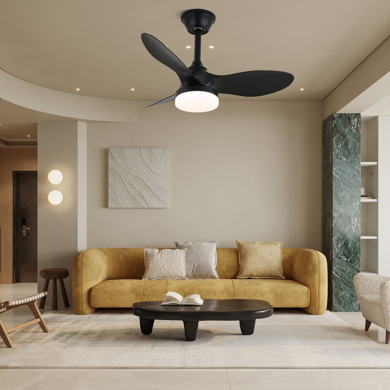 Aelric Plafonnier Ventilateur Moderne