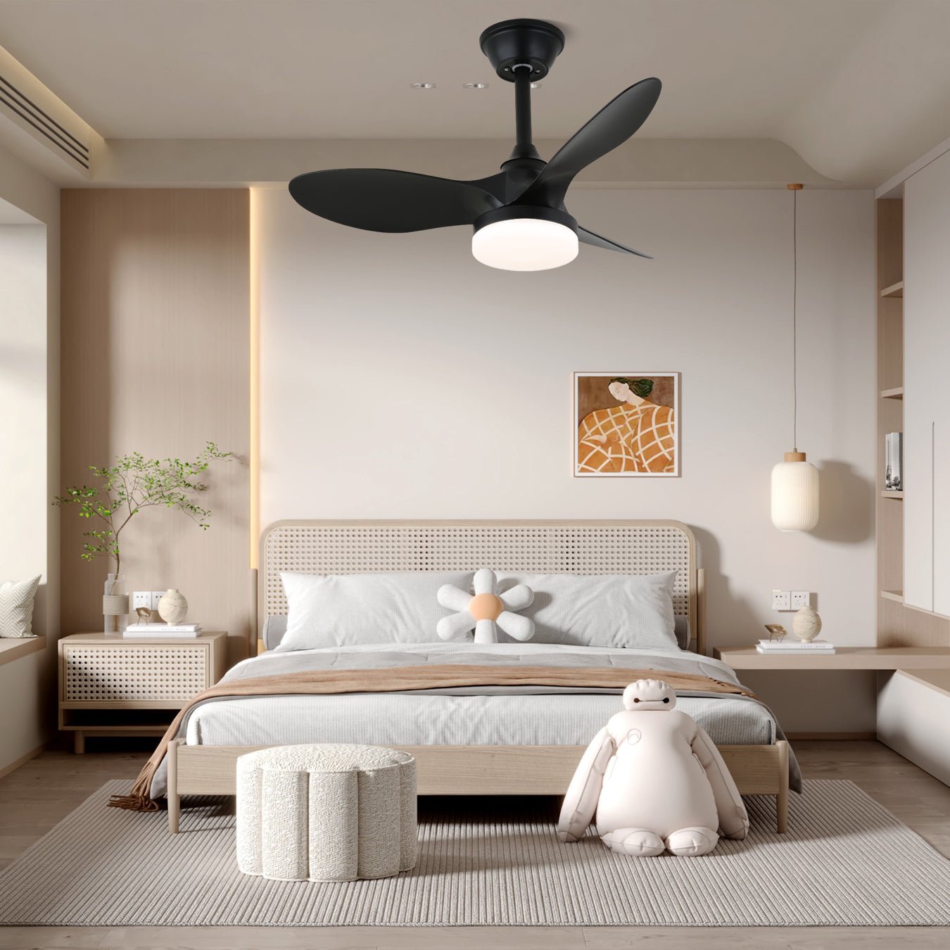 Aelric Plafonnier Ventilateur Moderne