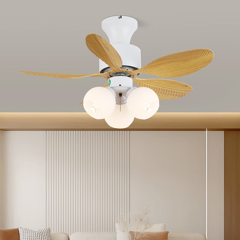 Liora Plafonnier Ventilateur en Verre Multicolore