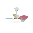 Liora Plafonnier Ventilateur en Verre Multicolore