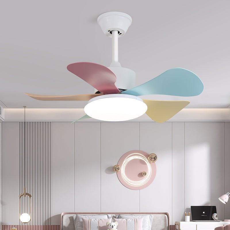 Liora Plafonnier Ventilateur en Verre Multicolore