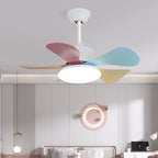 Liora Plafonnier Ventilateur en Verre Multicolore