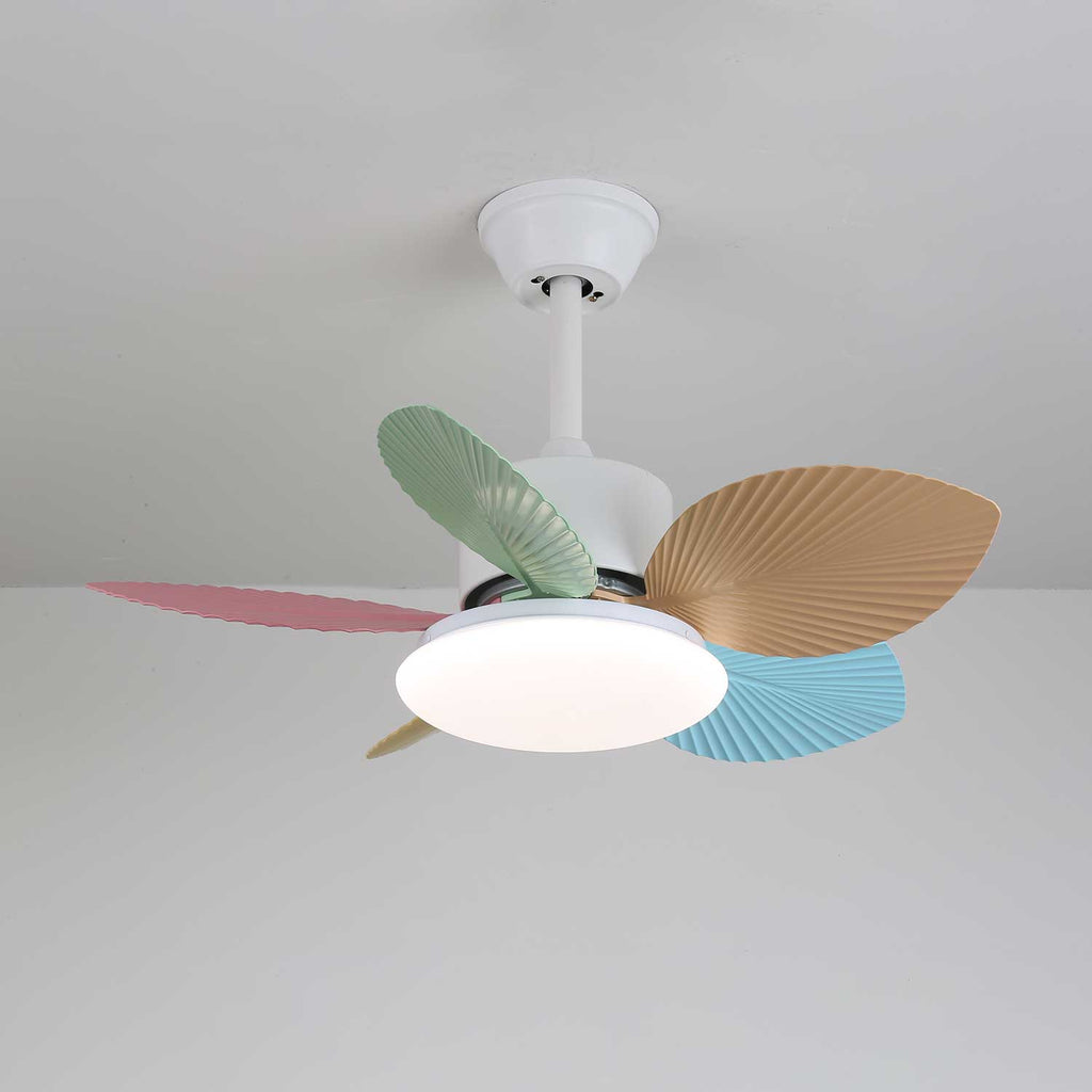 Liora Plafonnier Ventilateur en Verre Multicolore