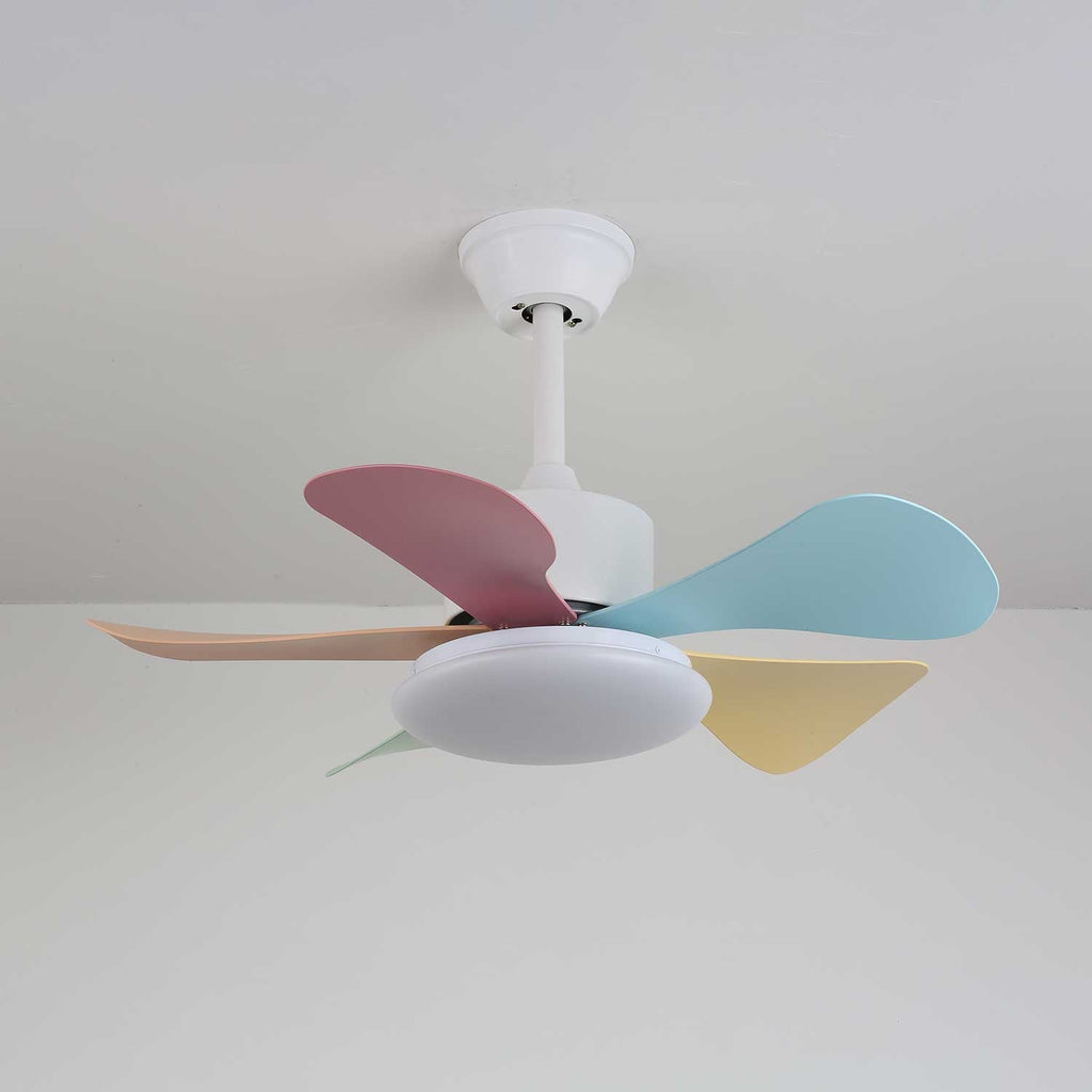 Liora Plafonnier Ventilateur en Verre Multicolore