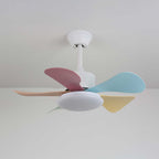 Liora Plafonnier Ventilateur en Verre Multicolore