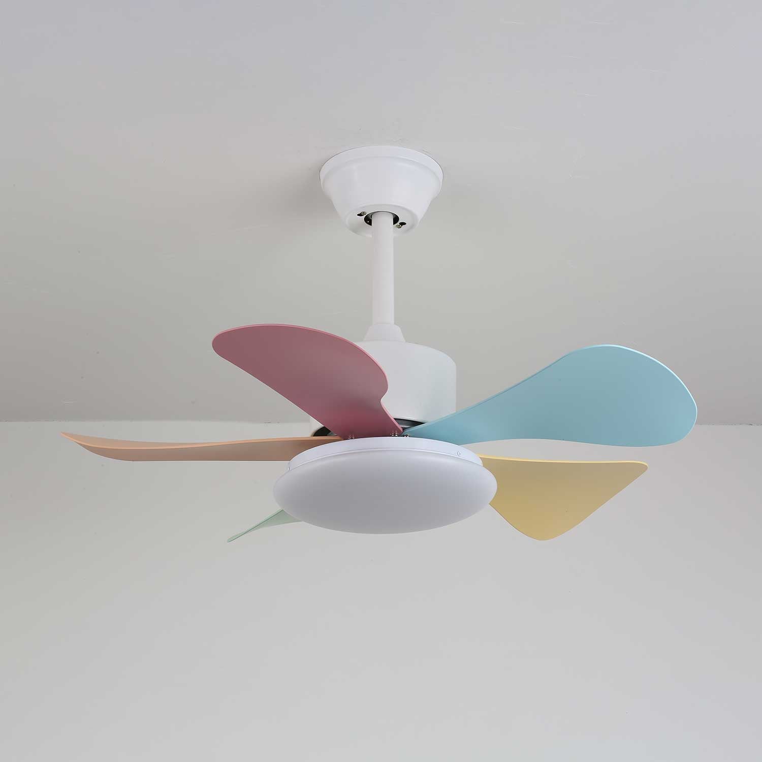 Liora Plafonnier Ventilateur en Verre Multicolore