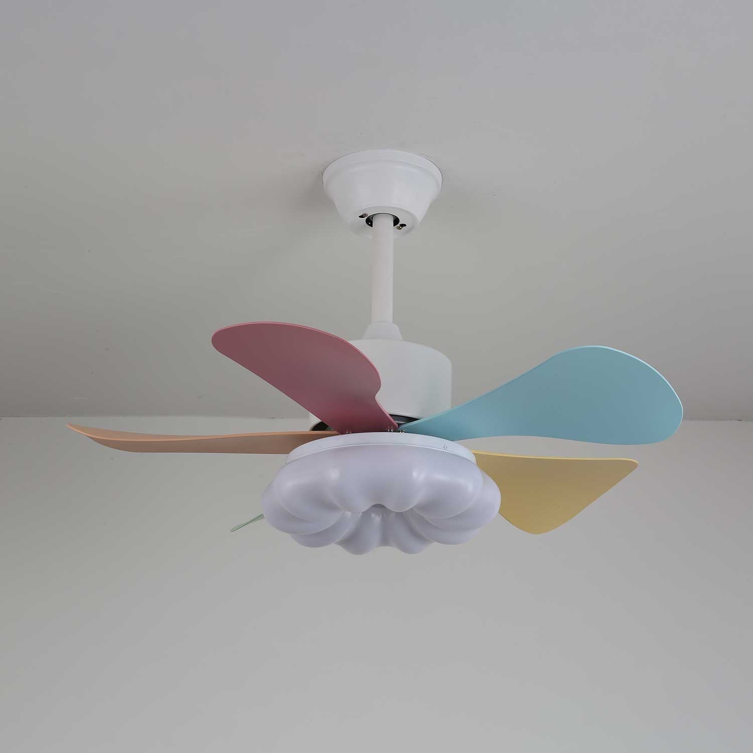 Liora Plafonnier Ventilateur en Verre Multicolore