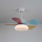 Liora Plafonnier Ventilateur en Verre Multicolore