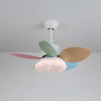 Liora Plafonnier Ventilateur en Verre Multicolore