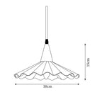 Rivora Suspension Céramique Blanche