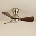 Aurdorus Plafonnier Ventilateur Moderne en Bois
