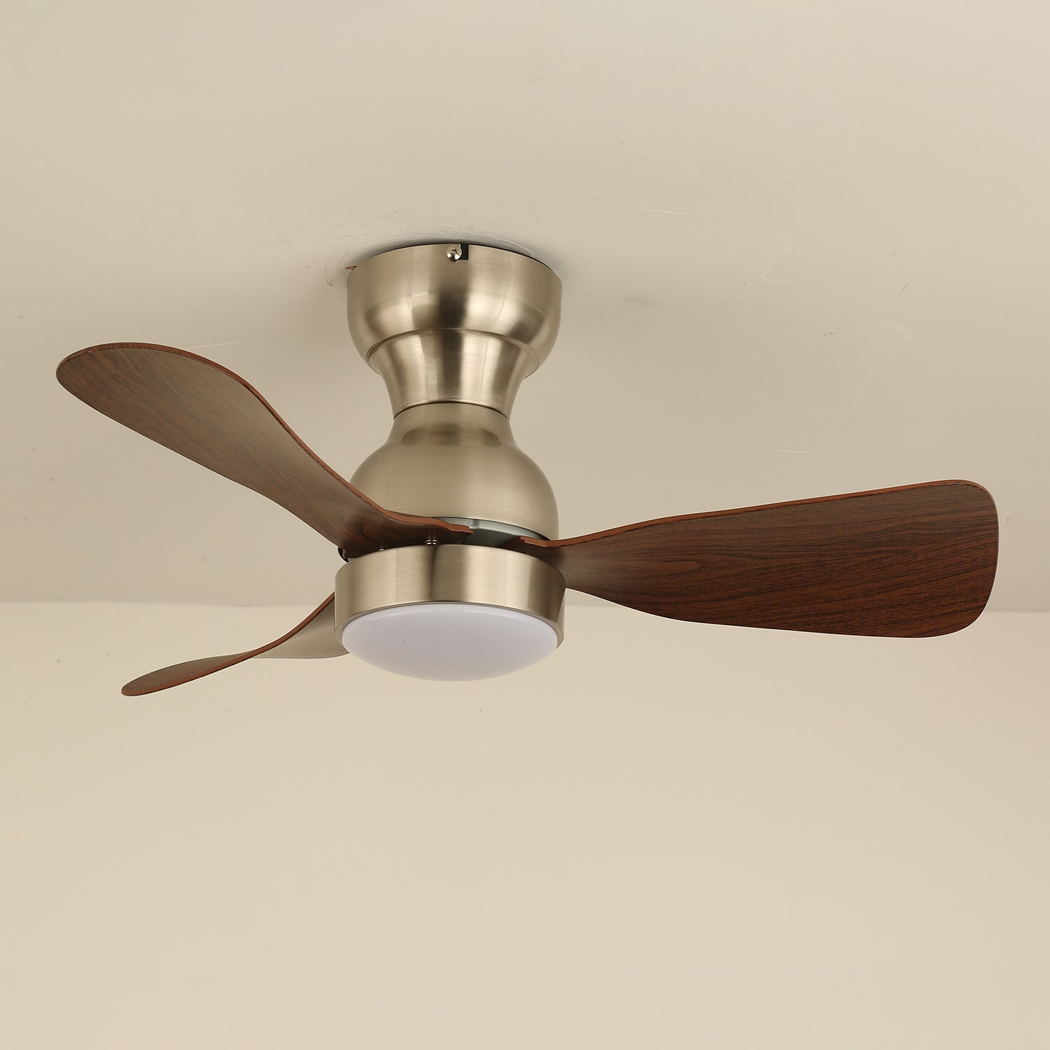 Aurdorus Plafonnier Ventilateur Moderne en Bois