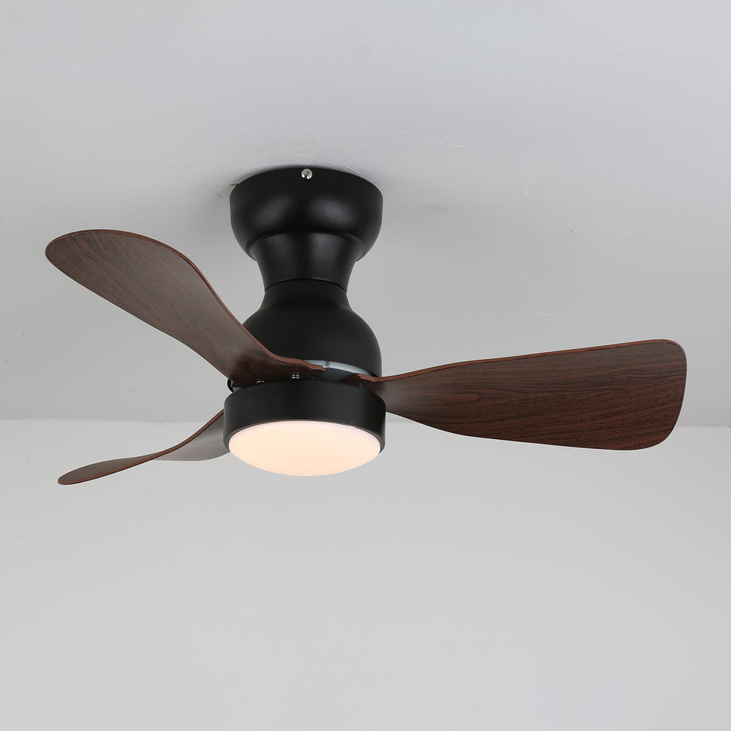 Aurdorus Plafonnier Ventilateur Moderne en Bois